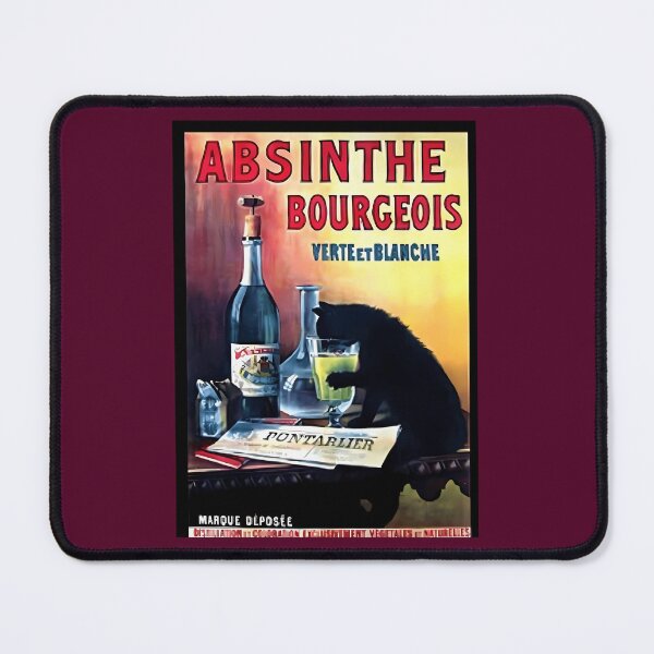 Item preview, Vintage Marque Deposee Absinthe Bourgeois Lithograph Wall Art Metal Print designed and sold by ircnhugxiay69.