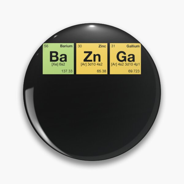 Item preview, Ba Zn Ga periodic elements scramble designed and sold by HaroldMilliken6.