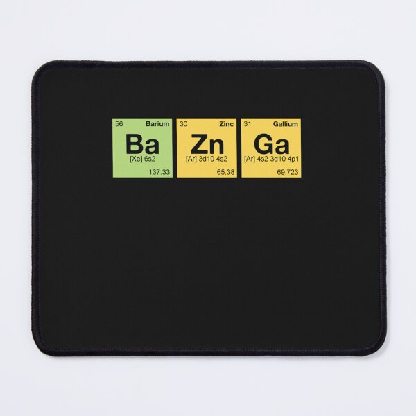 Item preview, Ba Zn Ga periodic elements scramble designed and sold by HaroldMilliken6.