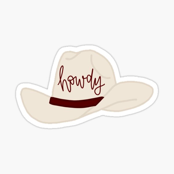 Hat Cowboy Sticker by Texas A&M University for iOS & Android