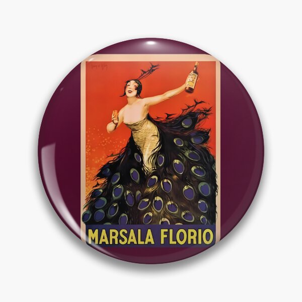 Item preview, Vintage Marsala Florio Alcoholic Peacock Advertise	t 	 	 	 designed and sold by ircnhugxiay69.