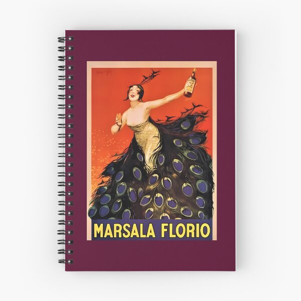 Item preview, Vintage Marsala Florio Alcoholic Peacock Advertise	t 	 	 	 designed and sold by ircnhugxiay69.