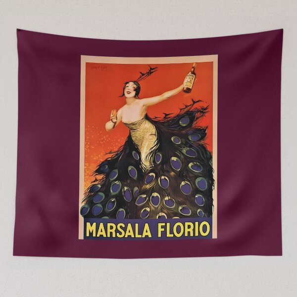 Artikelvorschau, Vintage Marsala Florio Alkoholischer Pfau Werben t entworfen und verkauft von ircnhugxiay69.
