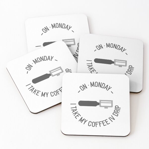 Item preview, On Mondays, I Take My Coffee IV Drip designed and sold by exconclothing.