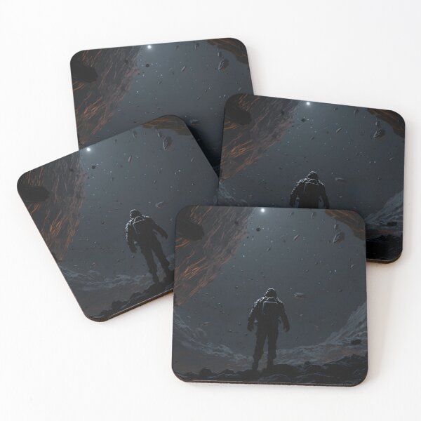 Item preview, Dark Cave Exploration: Silhouettes in Space Art designed and sold by BNCH44.