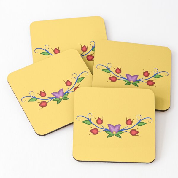 Item preview, Simplistic Floral Design on Yellow designed and sold by ojiberishdsgns.