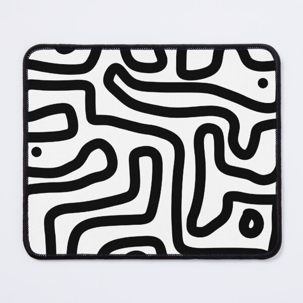 Item preview, Minimalist abstract black line drawing designed and sold by QuirkyFreq.