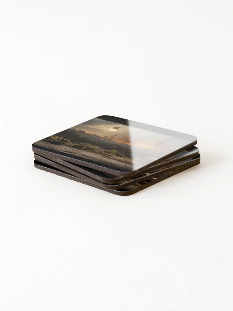 Thumbnail 4 of 5, Coasters (Set of 4), Open Window designed and sold by RicoInStudios.