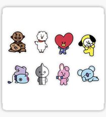 BT21 CHARACTERS STICKER SET Sticker