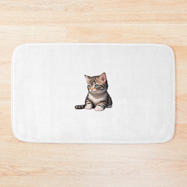 Item preview, Realistic graphic art kitten designed and sold by mesato.