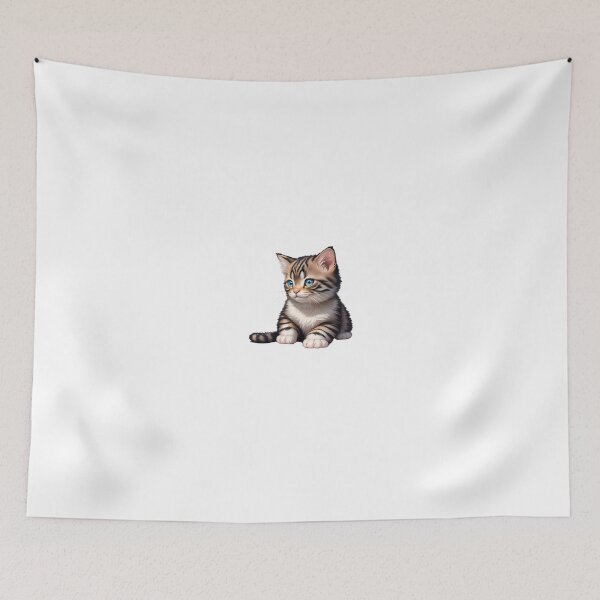 Item preview, Realistic graphic art kitten designed and sold by mesato.