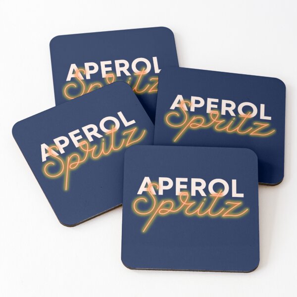Item preview, Aperol Spritz slogan fun orange glow typography celebrating the taste of summer      designed and sold by gomezethelbert.