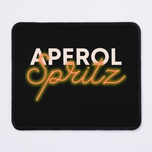 Item preview, Aperol Spritz slogan fun orange glow typography celebrating the taste of summer      designed and sold by gomezethelbert.