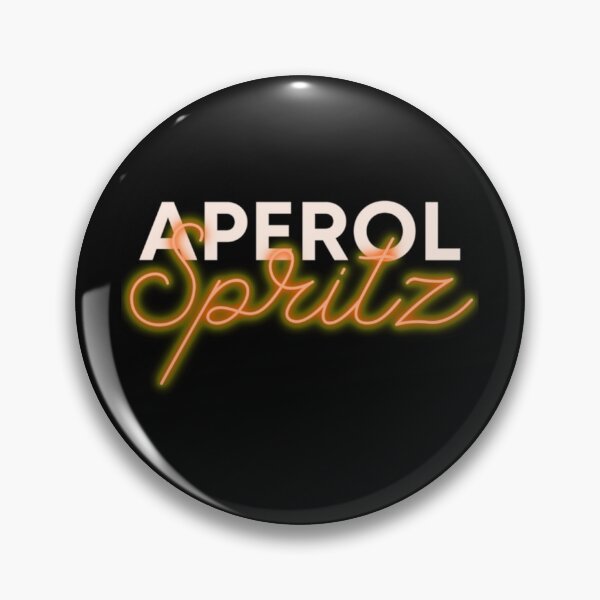 Item preview, Aperol Spritz slogan fun orange glow typography celebrating the taste of summer      designed and sold by gomezethelbert.