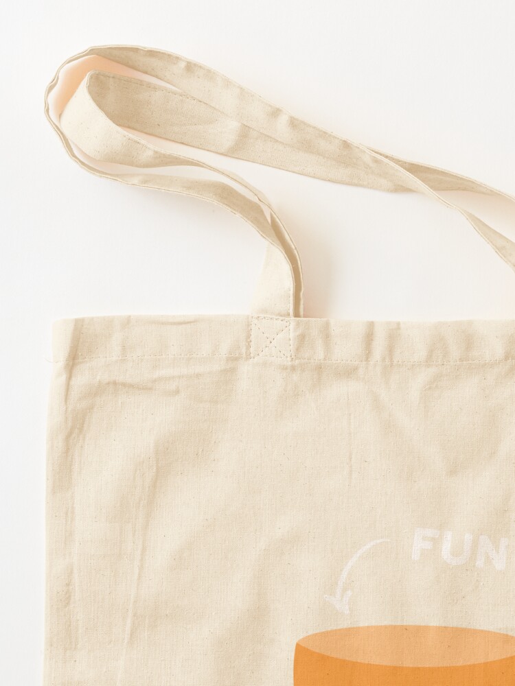 Thumbnail 3 of 5, Tote Bag, Fun Cup - white text designed and sold by PhoenixSupport.