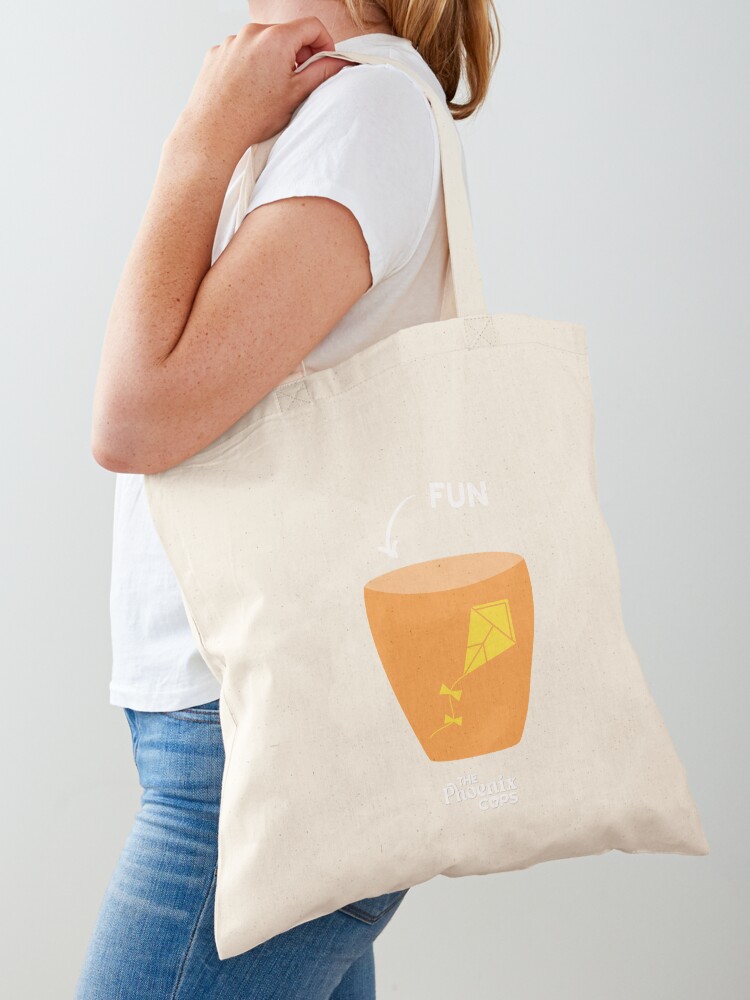Thumbnail 1 of 5, Tote Bag, Fun Cup - white text designed and sold by PhoenixSupport.