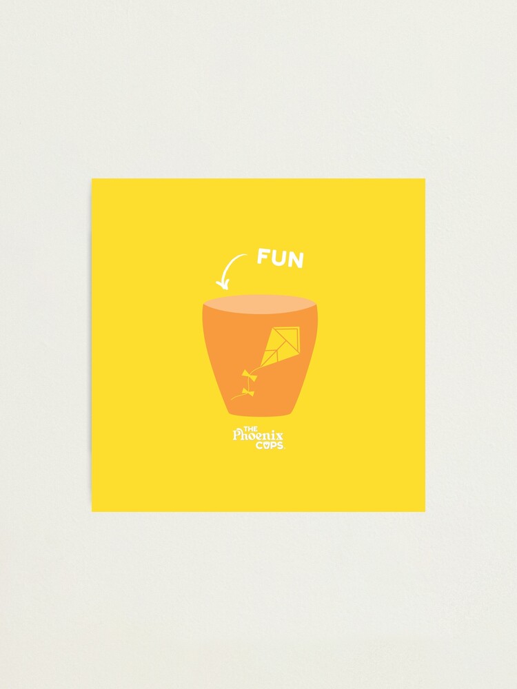 Thumbnail 1 of 3, Photographic Print, Fun Cup - white text designed and sold by PhoenixSupport.