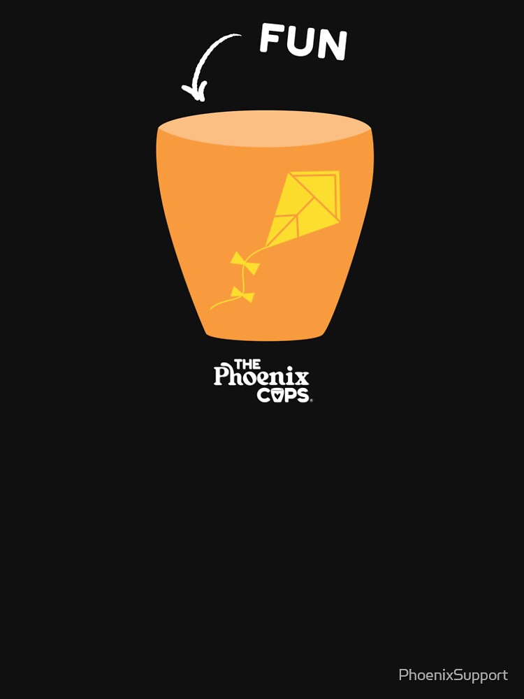 Thumbnail 4 of 4, Premium T-Shirt, Fun Cup - white text designed and sold by PhoenixSupport.