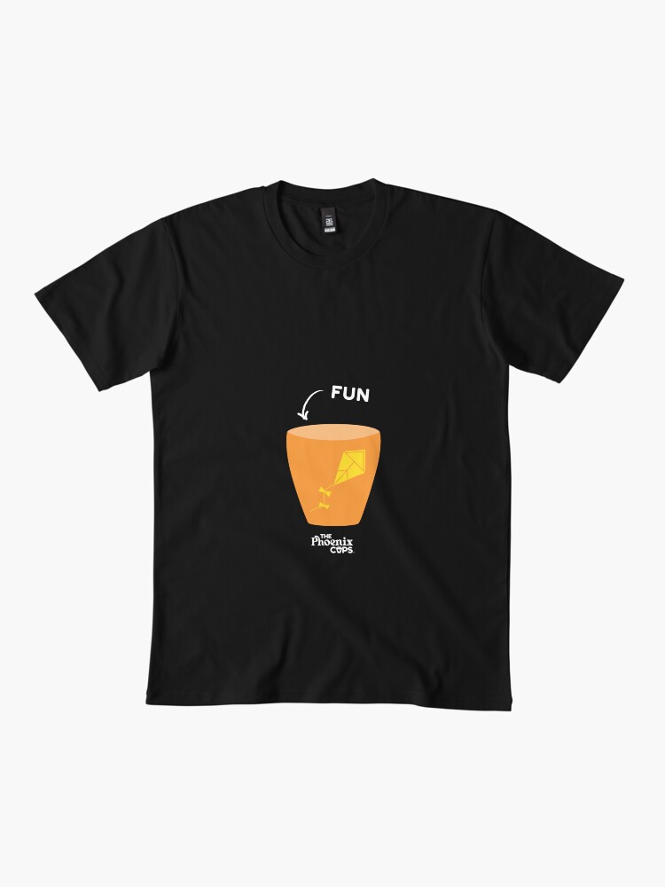 Thumbnail 2 of 4, Premium T-Shirt, Fun Cup - white text designed and sold by PhoenixSupport.