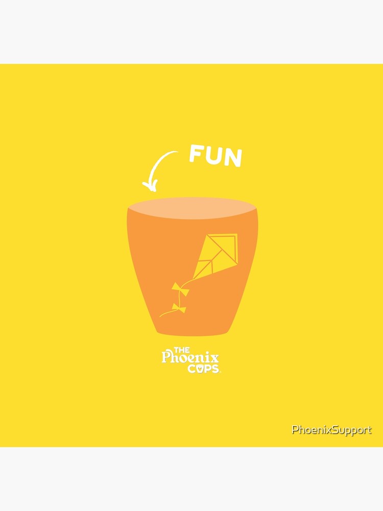 Thumbnail 2 of 2, Art Board Print, Fun Cup - white text designed and sold by PhoenixSupport.