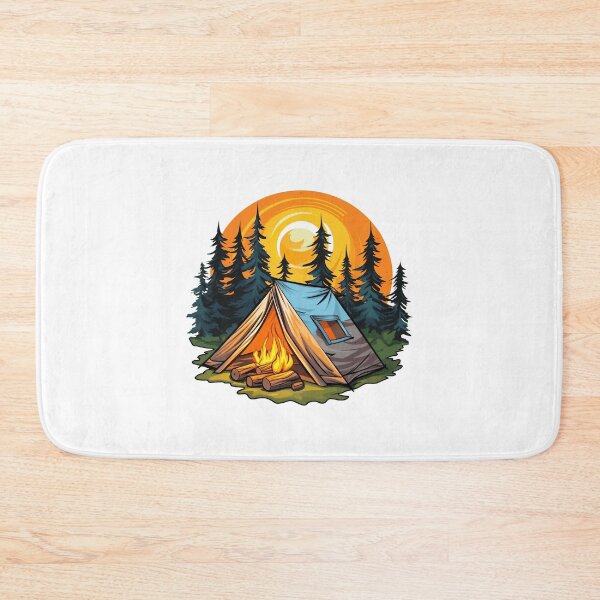 Item preview, Mountain Campfire With Tent designed and sold by BobilandStore.