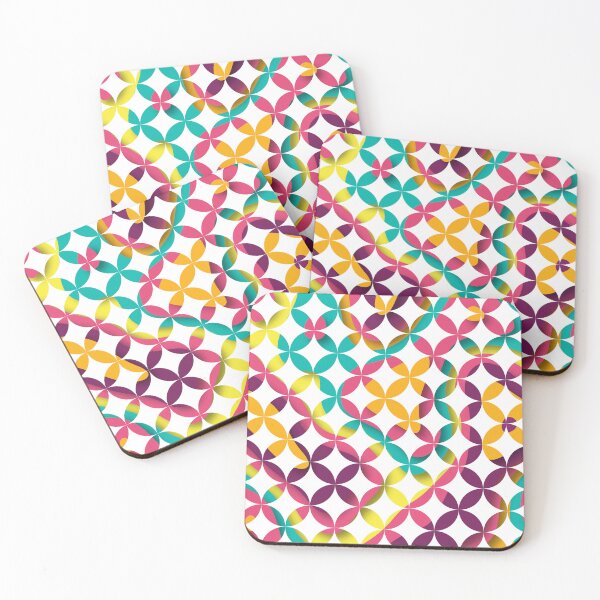 Artikelvorschau, Geometric Circle Pattern - Turquoise, pink, Purple entworfen und verkauft von Studio Grafiikka.
