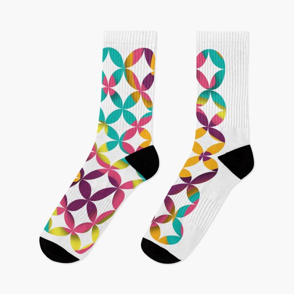 Artikelvorschau, Geometric Circle Pattern - Turquoise, pink, Purple entworfen und verkauft von Studio Grafiikka.