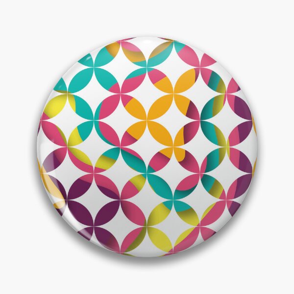 Artikelvorschau, Geometric Circle Pattern - Turquoise, pink, Purple entworfen und verkauft von Studio Grafiikka.