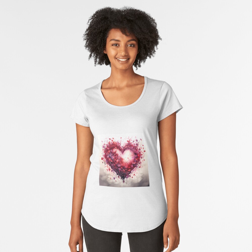 Aperçu de l'œuvre T-shirt premium échancré créée et vendue par MeLYQc.
