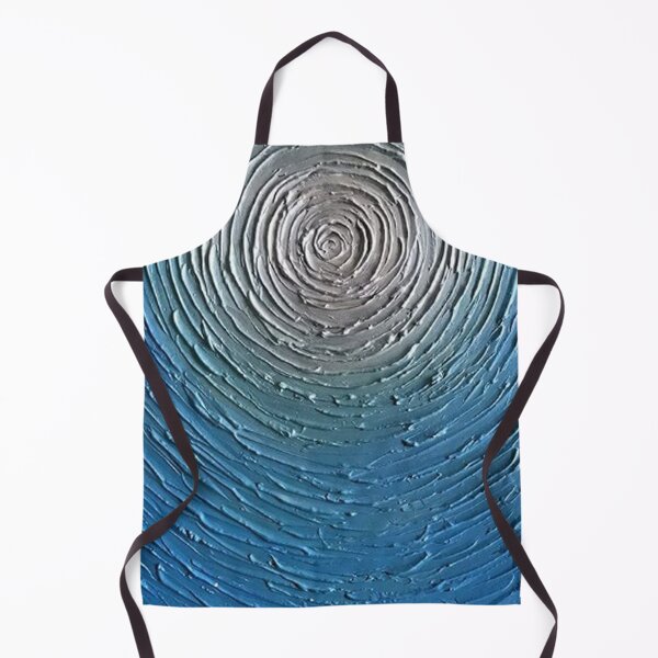 Item preview, Blue Round Textured Art designed and sold by LMPDrawings.