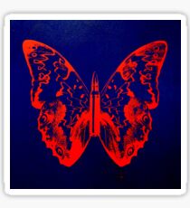 Bullet Butterfly Sticker