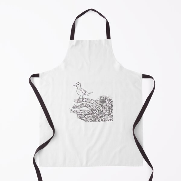 Item preview, Seagull on beached tree roots designed and sold by Shannon Thomas.