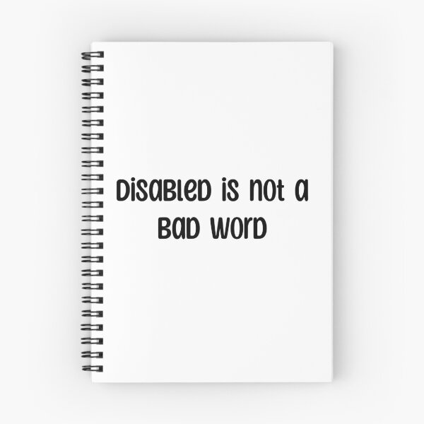 Item preview, Disabled is not a bad word designed and sold by BangsandaBeard.
