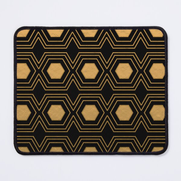 Artikelvorschau, Geometric Hexagon Pattern 02 - Black entworfen und verkauft von Studio Grafiikka.