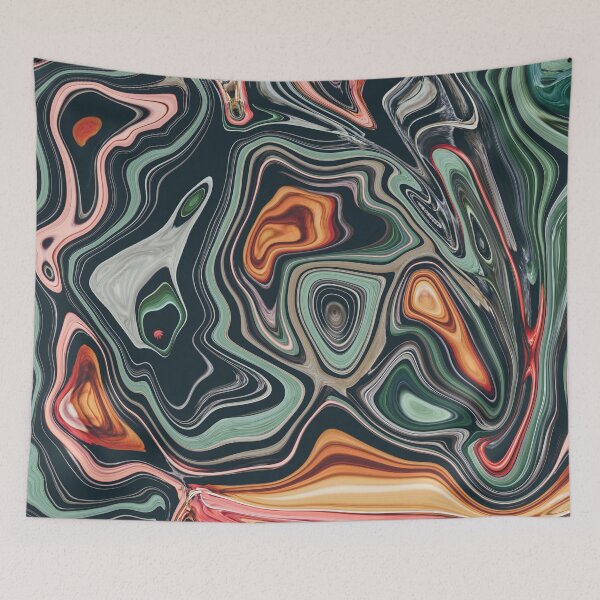 Item preview, Armon - Contemporary Abstract - Fluid Painting - Marbling Art designed and sold by Studio Grafiikka.