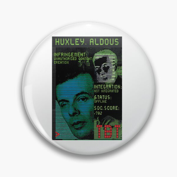 Item preview, Aldous Huxley - Sci-Fi Retro Portrait designed and sold by parso-nelinx.