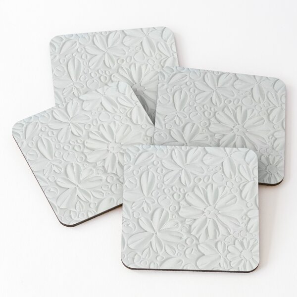 Item preview, White Flower Textured Art designed and sold by LMPDrawings.