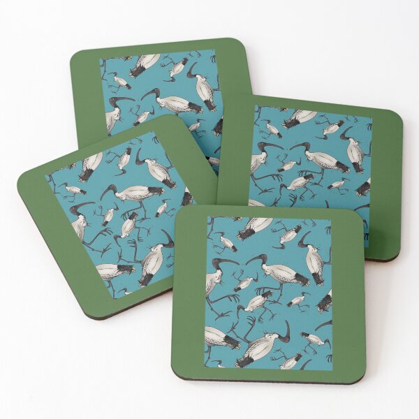 Item preview, Taza de café White Ibis Bin Pollos designed and sold by nydabxwvrfd22.