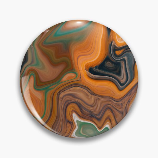 Artikelvorschau, Atticus 02 - Contemporary Abstract - Fluid Painting - Marbling Art - Princeton Orange entworfen und verkauft von Studio Grafiikka.