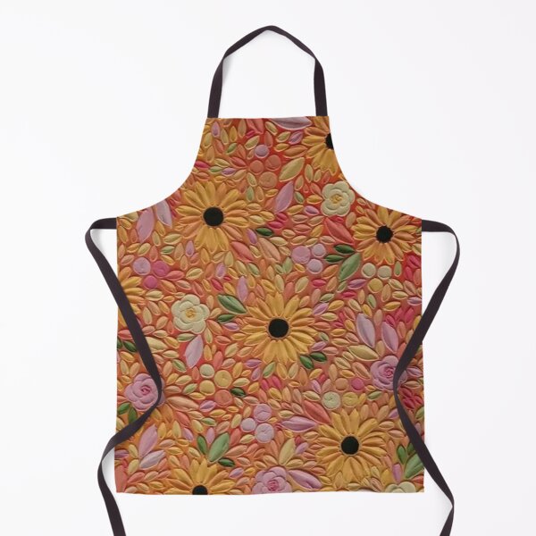 Item preview, Warm Flower Textured Art designed and sold by LMPDrawings.