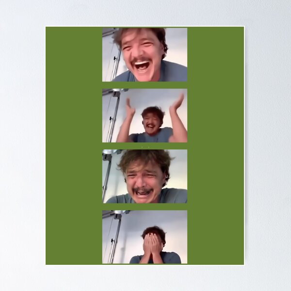 Item preview, Pedro Pascal Laughing Crying Meme 	 	 designed and sold by cxezigxugm90.