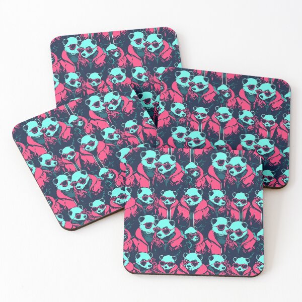 Item preview, Panda Punks In Red Jackets designed and sold by SweetClicks123.