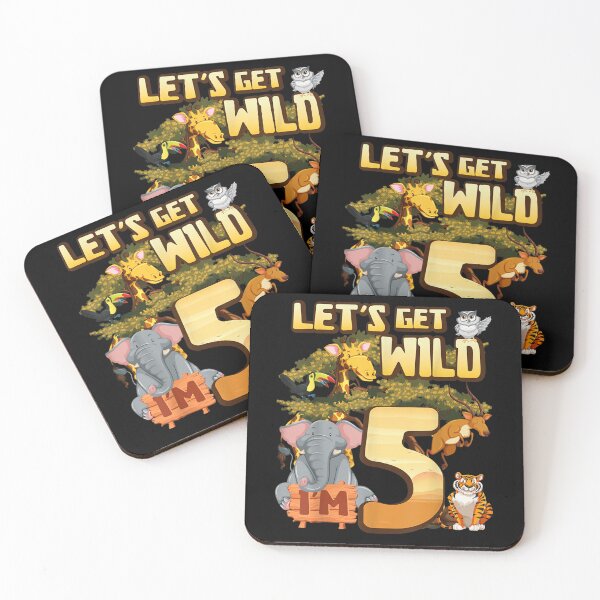 Item preview, 5 Year Old Zoo Birthday Safari Jungle Animal 5th designed and sold by LeonBeaudoin.