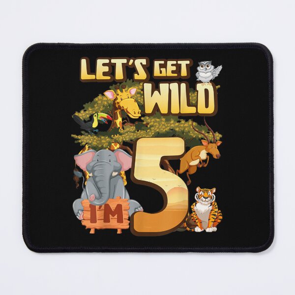 Item preview, 5 Year Old Zoo Birthday Safari Jungle Animal 5th designed and sold by LeonBeaudoin.