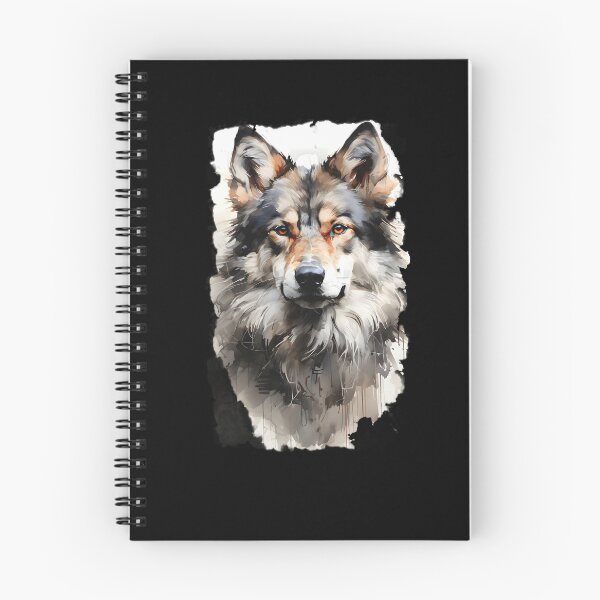 Item preview, Fluid Dynamics: Wolf Head Illustration with Realistic Light and Color designed and sold by BNCH44.