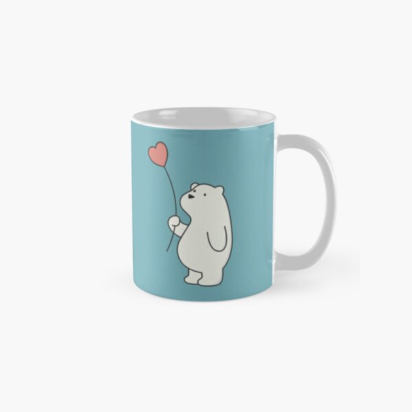 Cute Bear Mug, Animal Mug, Kawaii Mug, Clown Bear Mug, Gift for