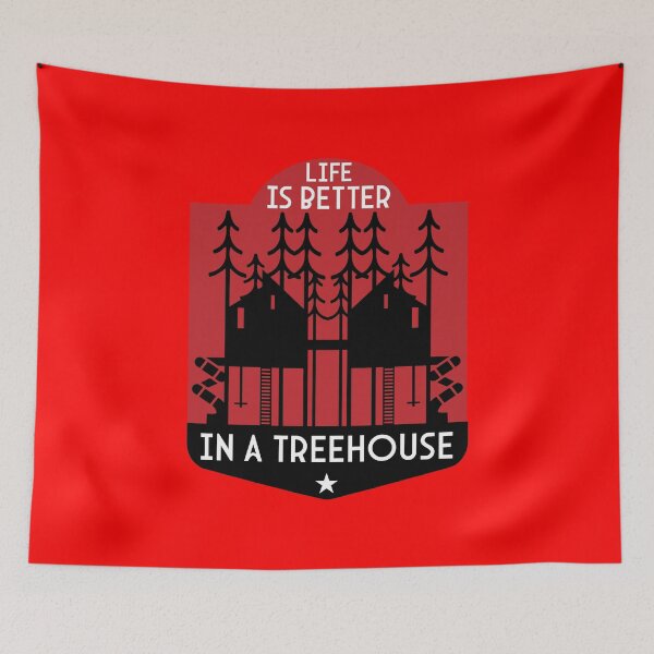 Item preview, Life Is Better In A Treehouse designed and sold by happygiftideas.