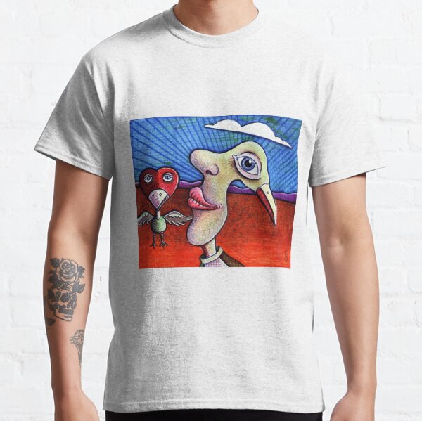 The Heart-Headed Bird And Approximated Moi Classic T-Shirt