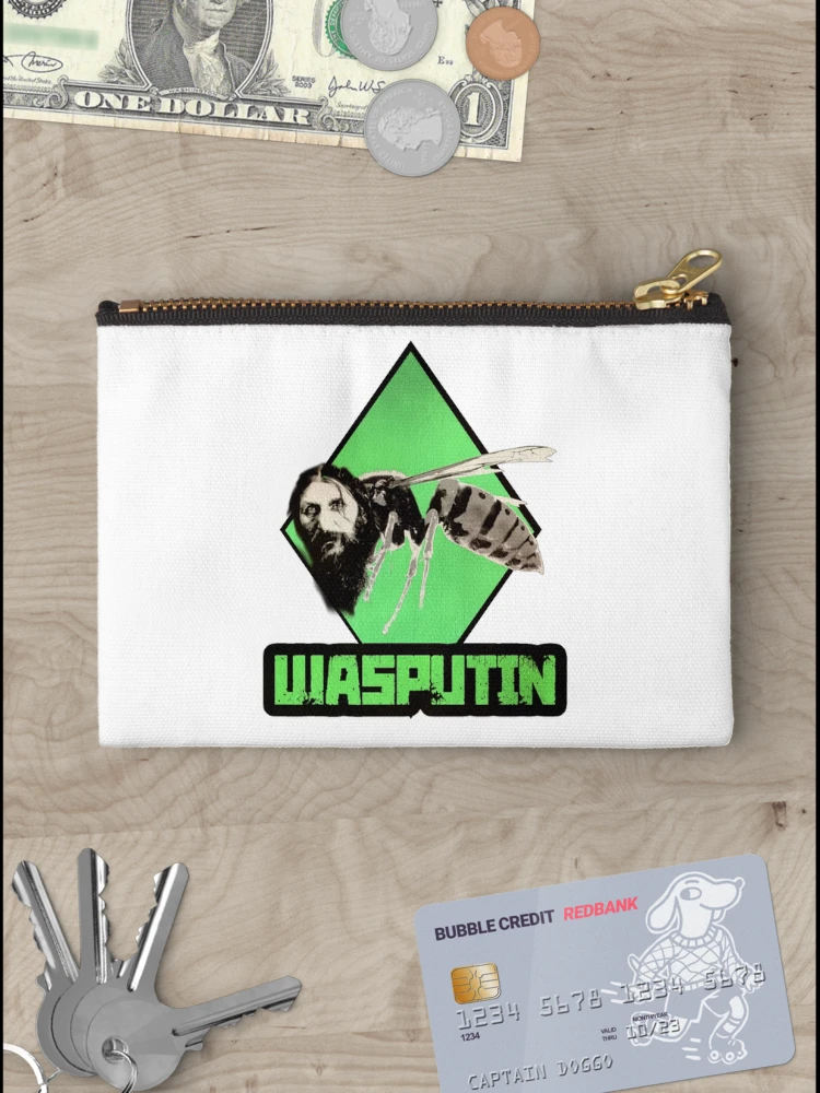 Thumbnail 3 of 4, Zipper Pouch, Wasputin Wasp Rasputin designed and sold by MAISON-RASPUTIN.