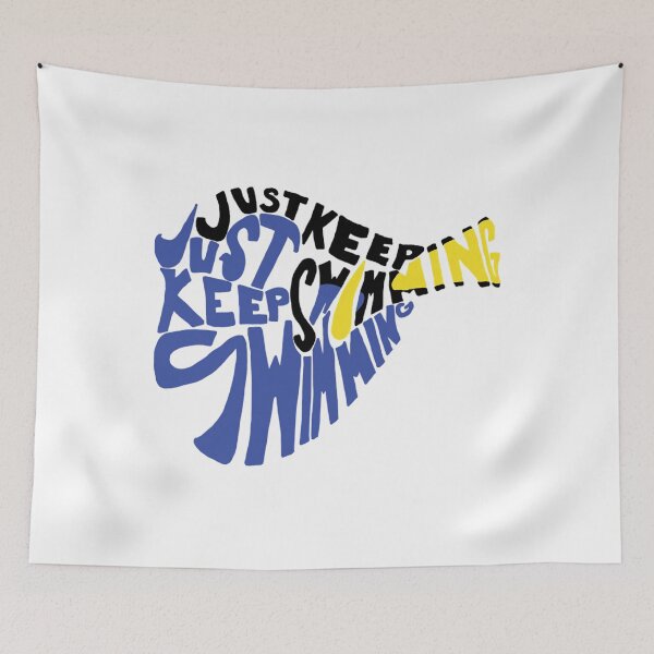 Item preview, Just Keep Swimming   	 designed and sold by zzolvgyy10.